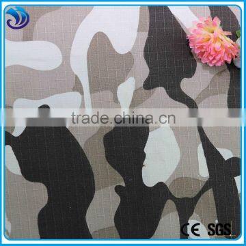 2015 fashion cotton check digital camouflage printing fabric for garment