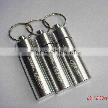 PU Earplugs with Metal Alloy Holder and Keyring Laser logo are available