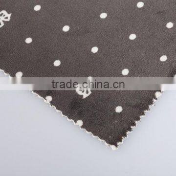 Weft Knitting Polyester Spandex Velvet Print Fabric Velour Spandex Home Textile Fabric Four Way Stretch Underwear Fabrc photo-1