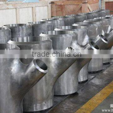 Asme B16.9 Carbon Steel Lateral Reducing Tee Pipe Fitting photo-2
