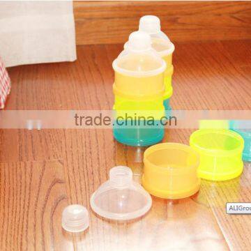 BPA Free 3-layers Muntifunctional Baby Powder Milk Container Plastic Baby Milk Powder Box photo-4