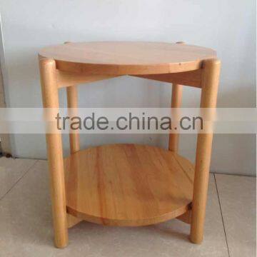 Bentwood Small Table Round Shape Wood Table, Modern Design Furniture