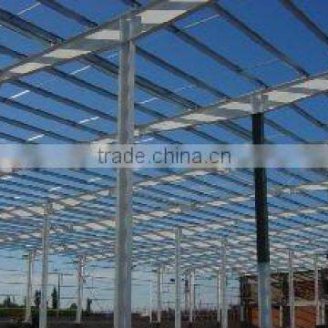 Well designed galvanized steel construction workshop