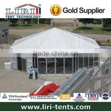 Elegant Octagonal Wedding Tent With Glass Walls