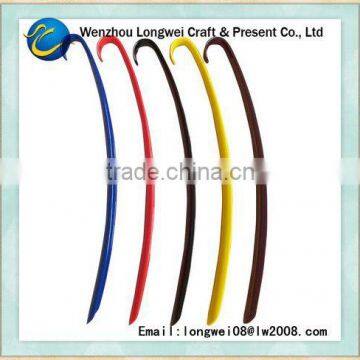 multicolor custom long handled plastic shoe horn