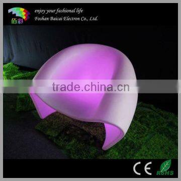 Plastic Garden LED Chair Furniture