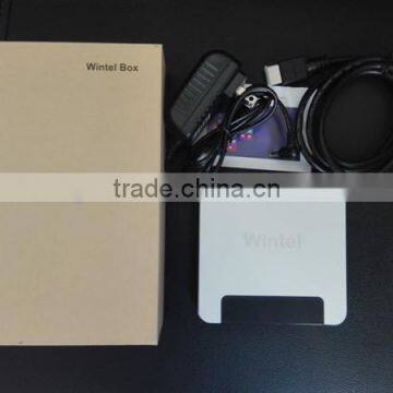 Wintel tv box has dual OS window 8.1 and Android 4.4 tv box Wintel tv box Wintel W8a 2GB 32GB MINI PC