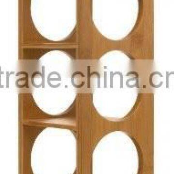 5 Bottle Bamboo Wine Rack
