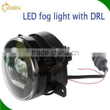 12V Projector lens led fog light with DRL H1,H3,H4,H7,H11,9004,9007,880,881,H8,H9,H11,9005,9006 angel eyes fog lamp