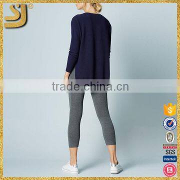 SHANGYI Fashion Custom Slim Women Plain Casual Leggings photo-6