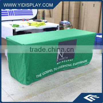 Custom Dye Sublimation 6" Polyester Printed Table Cloth Fabric