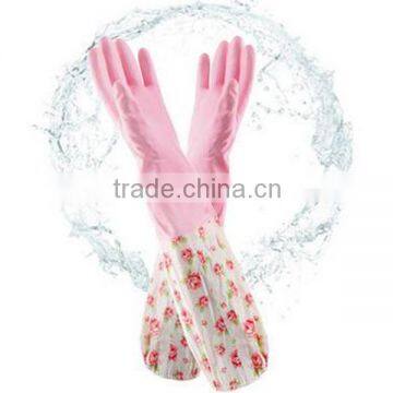 2016 new best buy long leather rubber glove latex gloves working gloves with safety equipment made in china