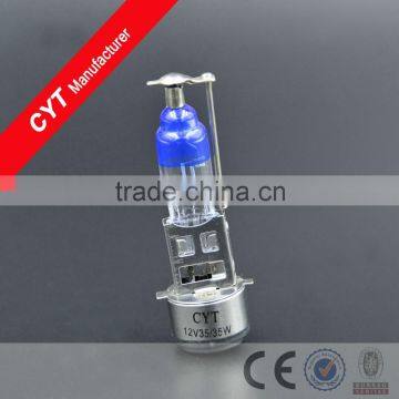 BA20D H4 H7 H11 35W 12V Half Blue Half Yellow Light Halogen bulb Motorcycle Headlight/HL28