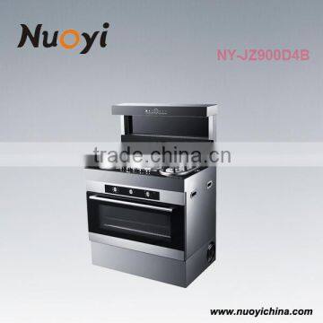 Newest best quality factory wholesale chinese gas range cooker hood with oven