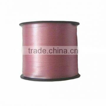 HOT SALE ! 250 Meters Pink Crimped Solid Poly Curling Ribbon, Poly Gift Ribbon Coil