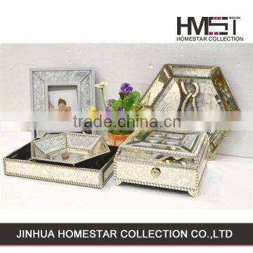 Factory wholesale trendy style jewelry box set for home decoration