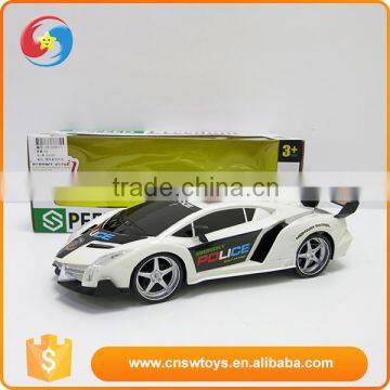 Alibaba China wholesale plastic white plastic police toy sport car