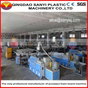 SIEMENS Cooperated Wood Plastic Construction Formwork Making Machine/extruder
