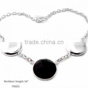 Fashion black agate necklaces sets