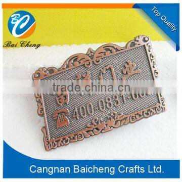 Creative Design Metal Badge/ Wine Label Producer in China photo-6