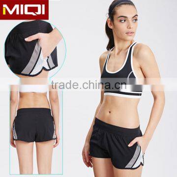 Latest design women wearing cheap fashion top quality branded hot selling yoga shorts