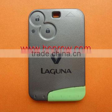 High quality Renault Laguna 2 smart key card with PCF7947 Chip and 433MHZ,key card renault laguna 2