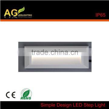 outdoor and indoor stainless steel recessed led step light
