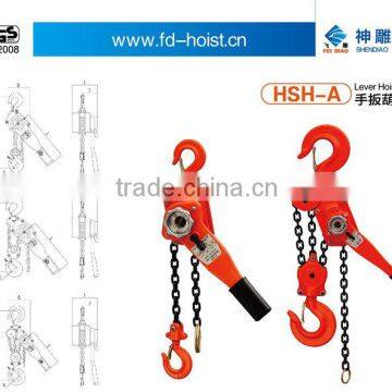 hand-pulled lever hoist