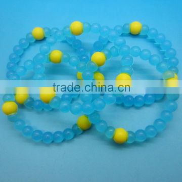 Wholesale New Fashion water mud solid ball balance silicone bracelet