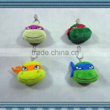 animal turtle plush toy keychain