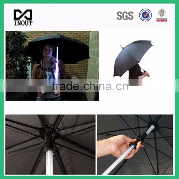 Colorful LED Lighting Umbrella with Torch