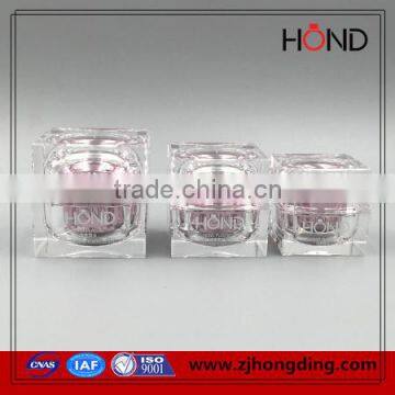 Luxury Acrylic Cream jars for cosmetic packing; empty cream jars:30g acrylic cream jar