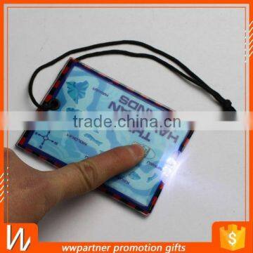 Custom Shaped Luggage Tag With Led Light
