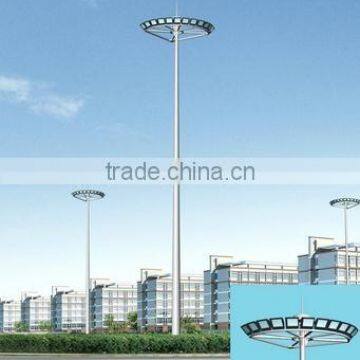 Hot product for 2015 Q235/245 Steel galvanized in factory price 15~35m led high mast light with auto lifting system