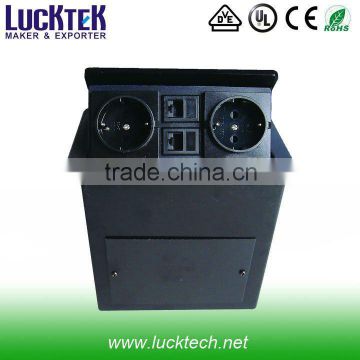 CE Approved European hidden desktop socket for conference table