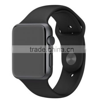 Colorful Wrist Bands for Apple Iwatch Soft Rubber Watch Straps Wearable Bands for 38mm 42mm Iwatch DIY Own Apple Smart Watch