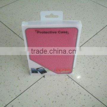 printing plastic package for ipad mini case with pvc hanger