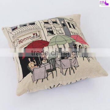 Hot sales printed chenille cushion