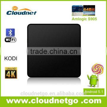 Cloudnetgo Android 5.1 TV Box in Amlogic S905 Chipset Support 4K UHD 60Ghz,10 Bit Android TV Box With Kodi 15.2 1/2G+8G photo-2