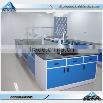 Floor Mounted Full Steel Laboratory Workbench