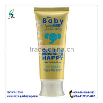 empty cream tube with offset printing cosmetic soft plastic tubes