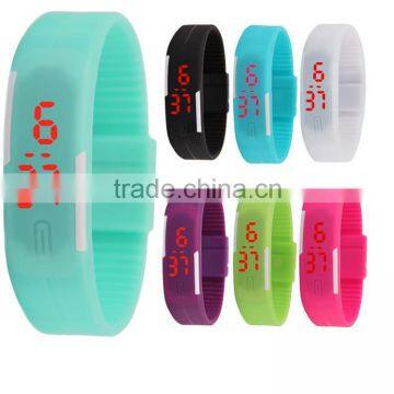 Free Sample Fashion Silicone Wrist Watch LED Wholesale /Promotional Touch Screen Watchband Watch photo-6