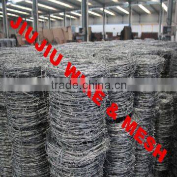 Anping Jiujiu Galvanized barbed wire stable quality