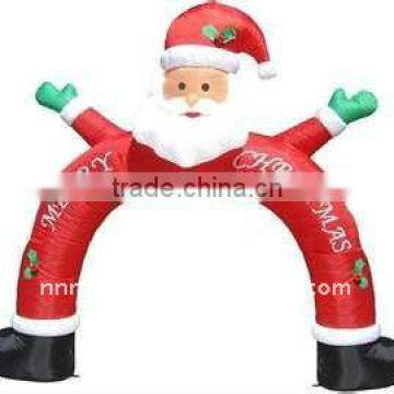 Inflatable christmas santa arch