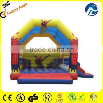 mini cheap inflatable bouncer spiderman