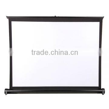 Factory supply desktop screen matt white foldable projection screen portable table screen