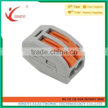 Sineyi Promotion Price Cheapest terminal clamps test Easy crimping female Wago 222 series Push Wire Connector