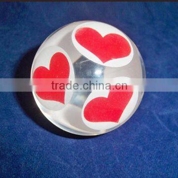 Food Ball Shape Crystal Craft/crystal Gift photo-2