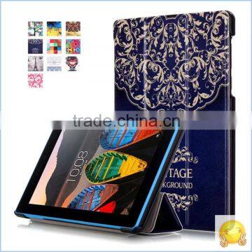 Painting Slim Folio Stand Leathr Case Cover Protective Skin Cover For Lenovo Tab3 7.0 Essential TB3-710F 710I 7" Tablet PC photo-4