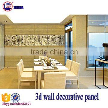 Eco-friendly 3d effect wood decorative wall panel decorative acrylic wall panels